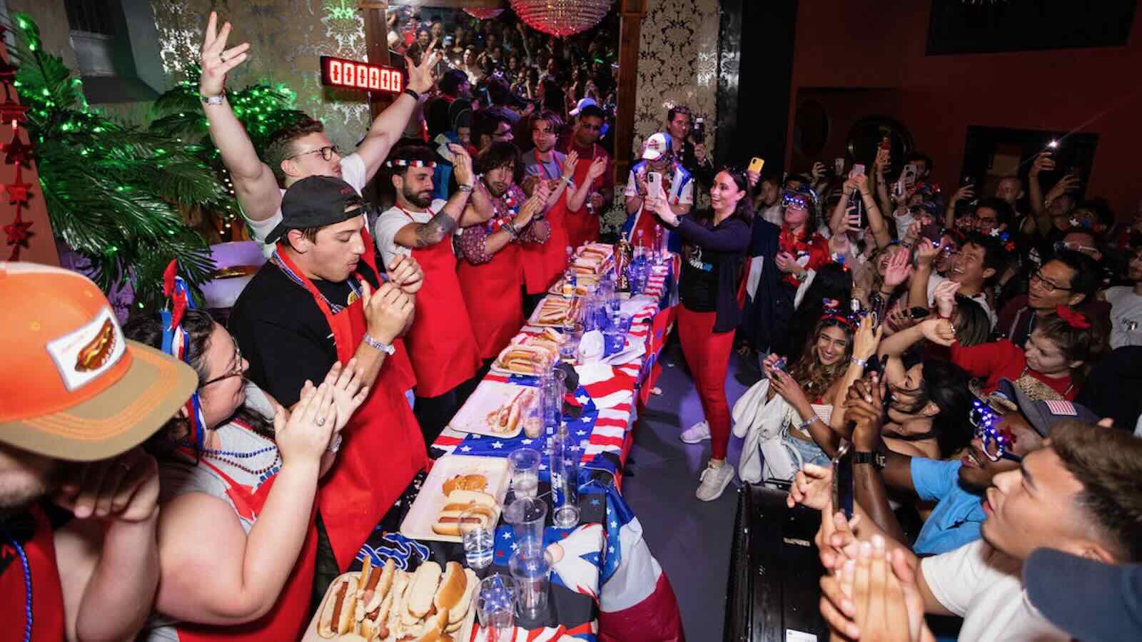 Fourth of July Hot Dog Eating Contest