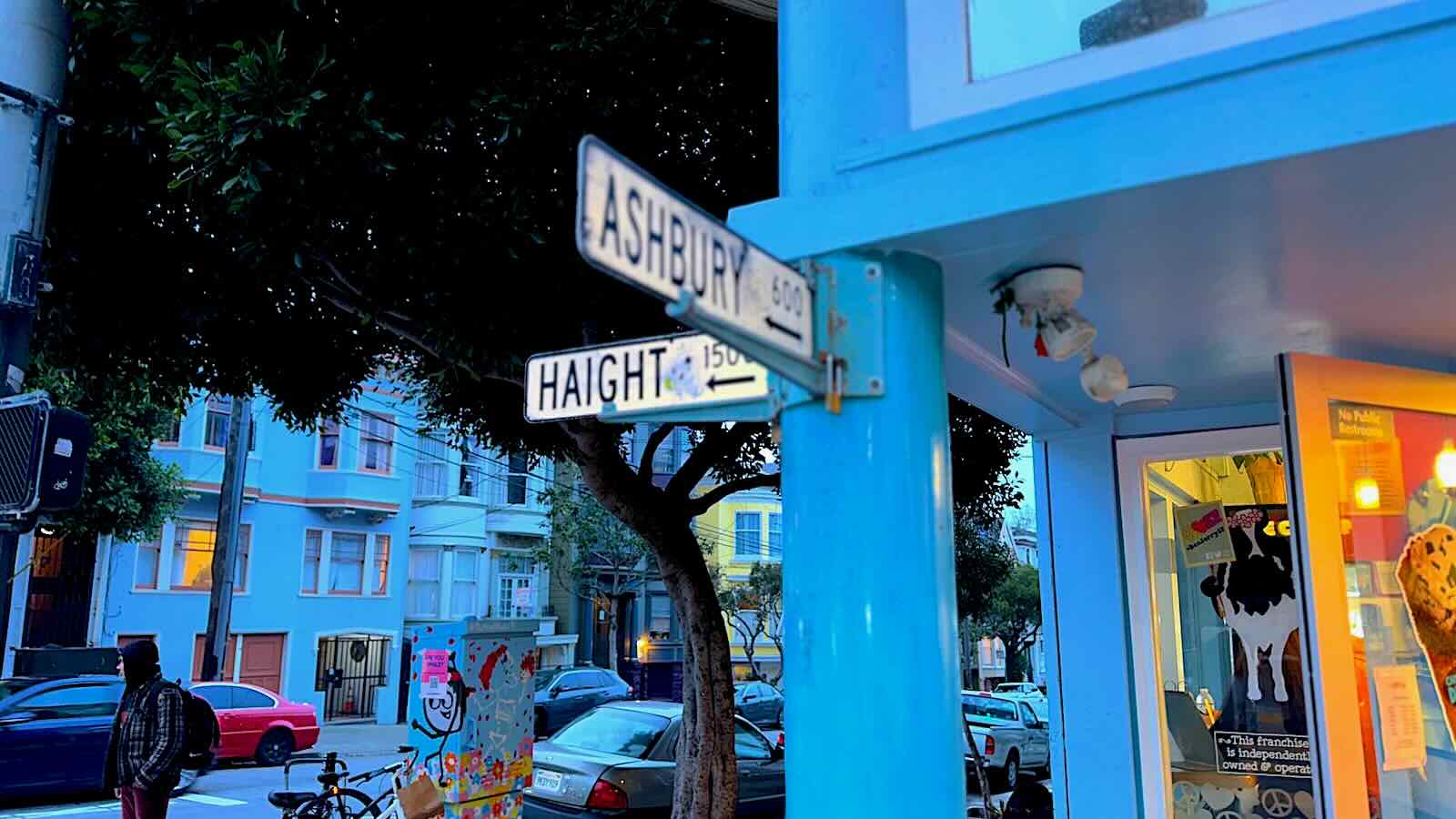 Haight Ashbury Street Sign