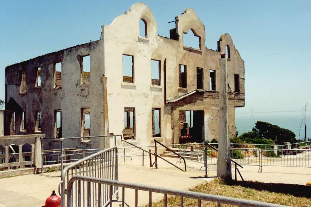 Old Building on Alcatraz Island